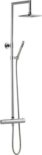 Hudson Reed Tiamo Thermostatic Shower Set With Valve And Rigid Riser.