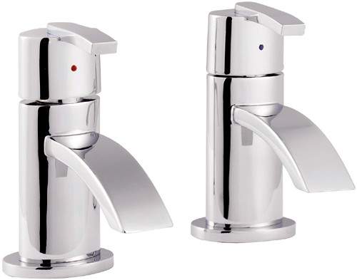 Hudson Reed Arina Basin Taps (Pair, Chrome).