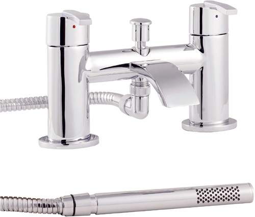 Hudson Reed Arina Bath Shower Mixer Tap With Shower Kit & Wall Bracket.