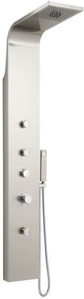 Hudson Reed Showers Spritz Thermostatic Shower Panel With Jets (Chrome).