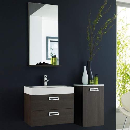 Ultra Asset Complete Bathroom Furniture Pack With Muse Tap (Dark Oak).