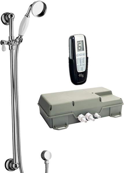 Hudson Reed I-Flow Remote Shower Unit & Slide Rail Kit (Low Pressure).