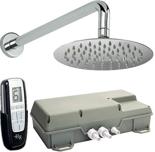 Hudson Reed I-Flow Remote Shower Unit & Thin Head (High Pressure).