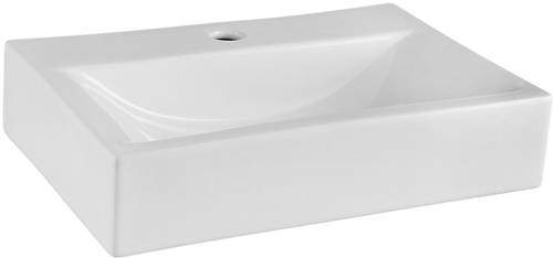 Nuie Basins Rectangular Free Standing Basin (450x320mm).