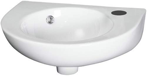 Ultra Jardine Wall Hung Basin (1 Tap Hole, 450mm).