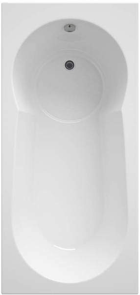 Hudson Reed Baths Keyhole Shower Bath. 1700x800mm.