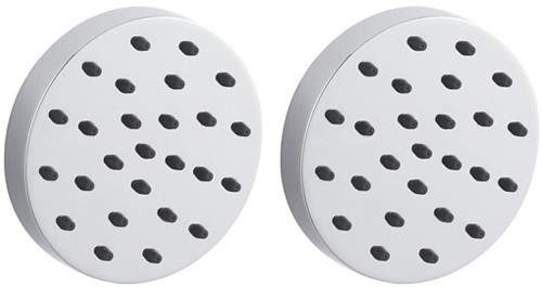 Hudson Reed Showers 2 x Round Tile Body Jets.
