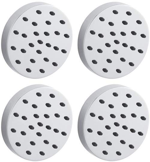 Hudson Reed Showers 4 x Round Tile Body Jets.