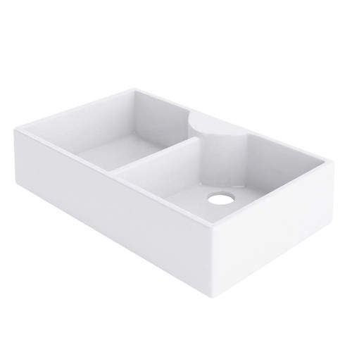 Ultra Butler Sinks Bandon Double Butler Sink 220x895x550mm (1 Hole).