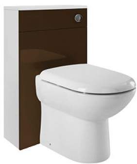 Ultra Design Back To Wall WC Unit With Pan, Cistern & Seat (Brown).