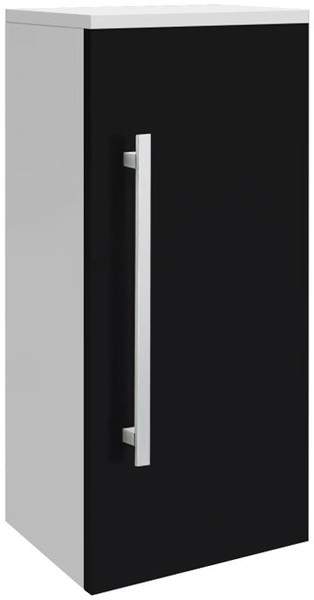 Ultra Design Wall Mounted Bathroom Storage Cabinet 350x700 (Black).