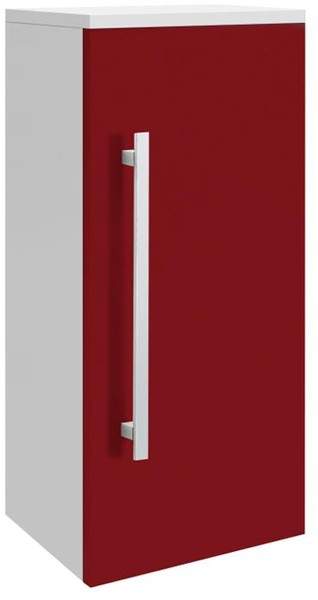 Ultra Design Wall Mounted Bathroom Storage Cabinet 350x700 (Red).