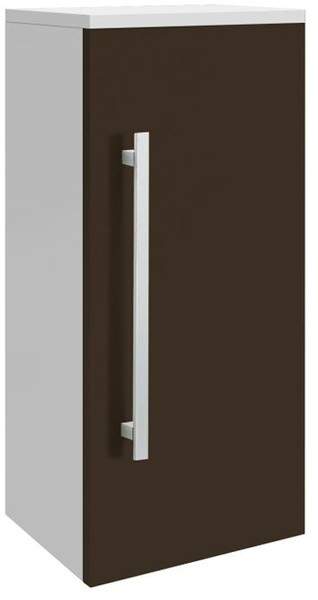 Ultra Design Wall Mounted Bathroom Storage Cabinet 350x700 (Brown).