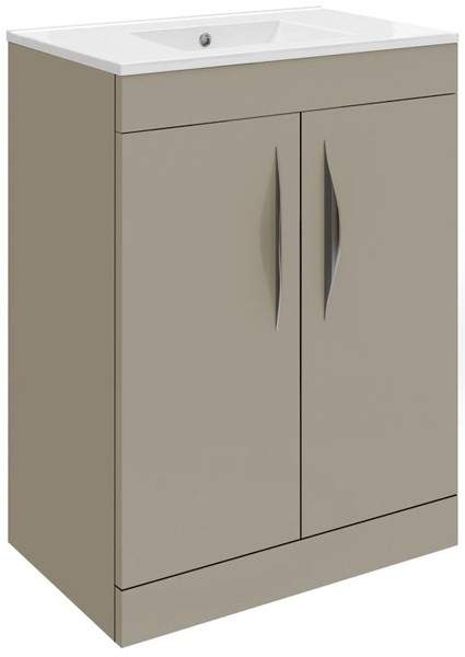 Hudson Reed Memoir 600 Vanity Unit With Doors & 122 Basin (Cashmere).