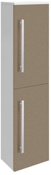 Ultra Design Wall Mounted Bathroom Cabinet 350x1400 (Caramel).