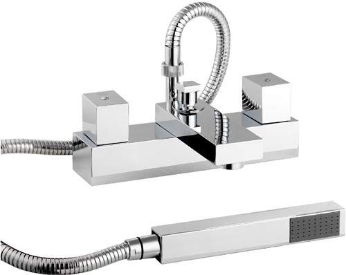 Hudson Reed Carmen Bath Shower Mixer With Shower Kit And Bracket.