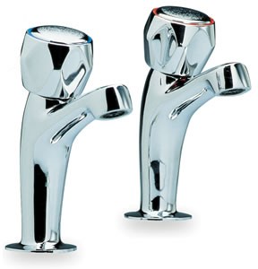 Kitchen High neck sink taps (pair)