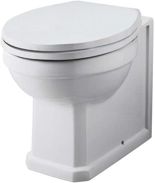 Ultra Lewiston Traditional Back To Wall Toilet Pan.