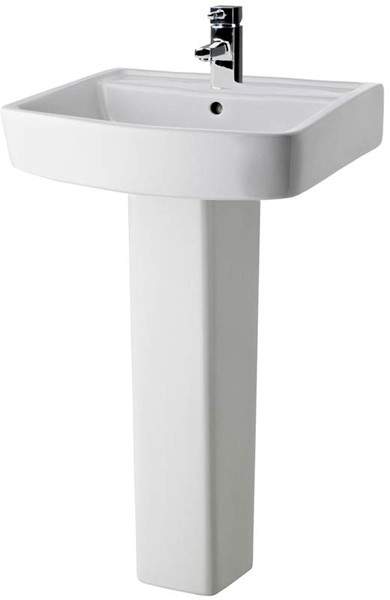 Ultra Mercury Basin & Full Pedestal (1 Tap Hole, 520mm).