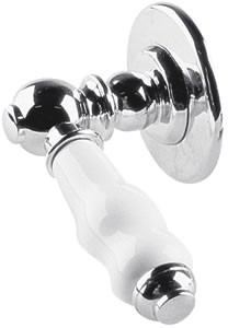 Toliet Accessories 12" Extended ceramic WC toilet lever.