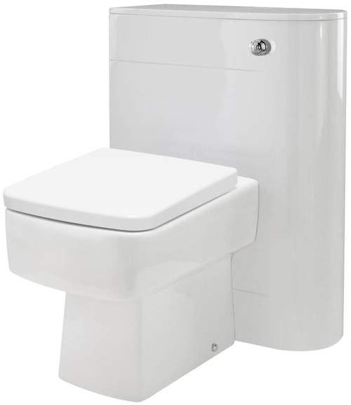 Hudson Reed Canopy 600mm Back To Wall WC Unit (White).