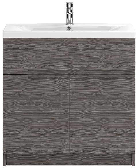 HR Urban Floor Standing 800mm Vanity Unit & Basin Type 2 (Grey Avola).