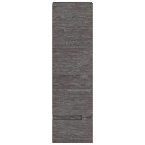 HR Urban Wall Hung Tall Storage Unit With Drawer and Shelves (Grey Avola).