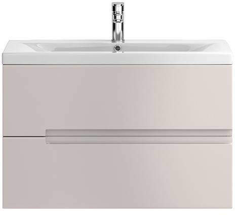 HR Urban Wall Hung 800mm Vanity Unit & Basin Type 2 (Cashmere).