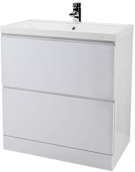 Premier Tribute Vanity Unit With Drawers & Basin 800x800mm.