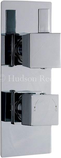 Hudson Reed Harmony 3/4" Twin Thermostatic Shower Valve With Diverter.
