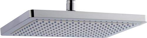 Component Rectangular Shower Head (Chrome). 300x200mm.