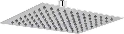 Hudson Reed Showers Rectangular Fixed Shower Head (300x200mm).