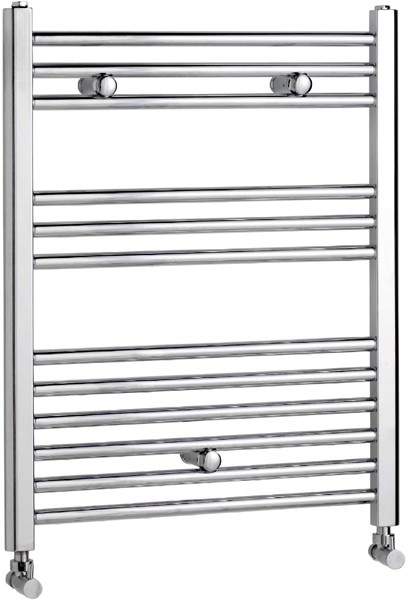 Towel Rails Flat Straight Towel Rail (Chrome). 600x760mm. 1644 BTU.