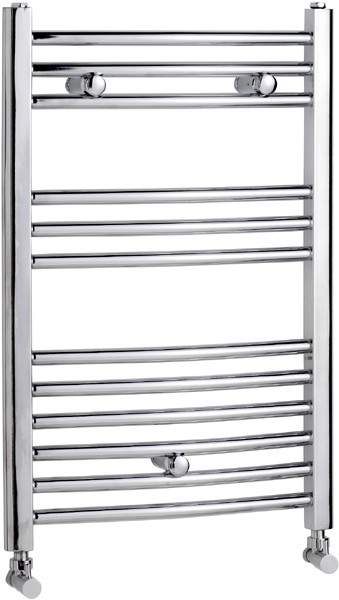 Towel Rails Curved Towel Rail (Chrome). 500x760mm. 1431 BTU.