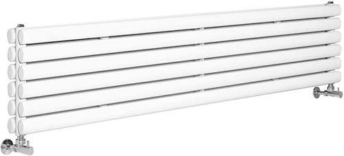 Hudson Reed Radiators Revive Radiator (White). 1800x354mm. 4609 BTU.