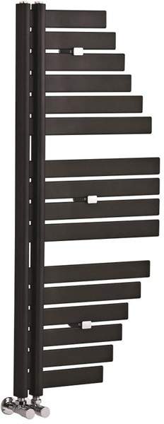 Hudson Reed Brunel Designer Vertical Radiator. 1100x483 (Anthracite).