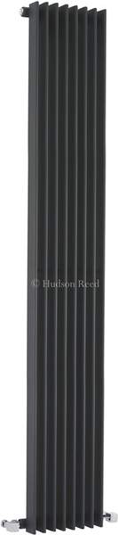 Hudson Reed Radiators Fin Radiator (Anthracite). 304x1800mm. 4408 BTU.
