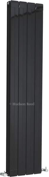 Hudson Reed Radiators Rapture Radiator (Black). 318x1500mm. 5063 BTU.
