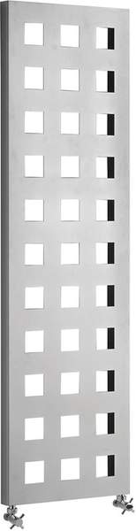 Hudson Reed Radiators Blaze Radiator (Silver). 460x1600mm. 880 BTU.