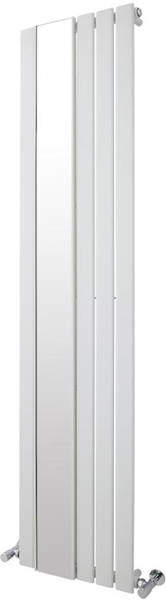 Crown Radiators Seville Flat Panel Vertical Radiator (White). 1800x425mm.