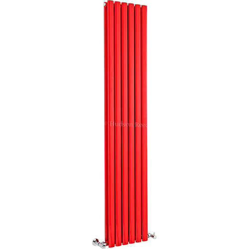 Hudson Reed Radiators Revive Red Radiator (Red). 354x1800mm. 3357 BTU.