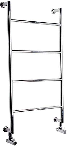 HR Series 102 heated towel rail (chrome). 505x930mm. 710 BTU