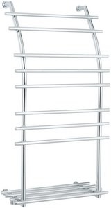 HR Series 304 heated towel rail (chrome). 560x1160mm. 1625 BTU