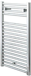 Towel Rails Flat heated towel rail (chrome). 500x760mm. 1340 BTU.