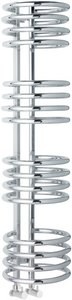 HR Pro Series Coil 16 ring heated towel rail (chrome). 300x1200mm. 2150 BTU