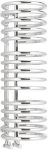 HR Pro Series Coil 15 ring heated towel rail (chrome). 300x875mm. 1880 BTU