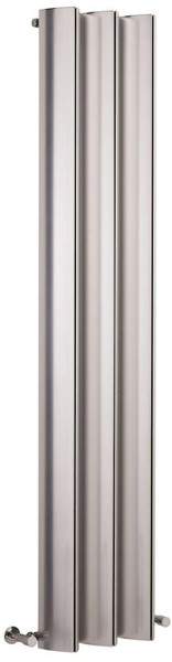 Hudson Reed Templar Vertical Radiator. 1800x385 (Anodised Chrome).