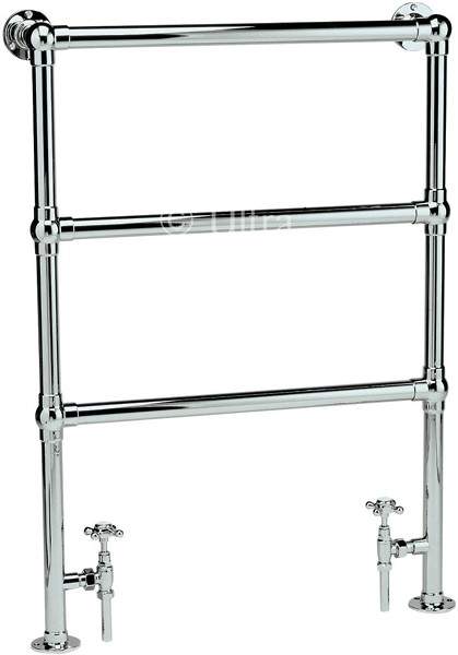 Ultra Radiators Cambridge Heated Towel Rail (Chrome). 676x966mm.