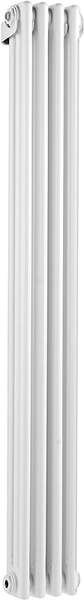 Hudson Reed Colosseum 3 Column Vertical Radiator (White). 201x1500mm.