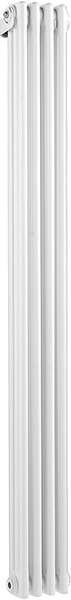 Hudson Reed Colosseum 3 Column Vertical Radiator (White). 201x1800mm.